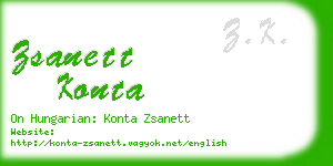 zsanett konta business card